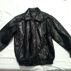 Maxam Genuine Leather black jacket